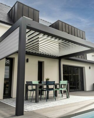 pergola à lames