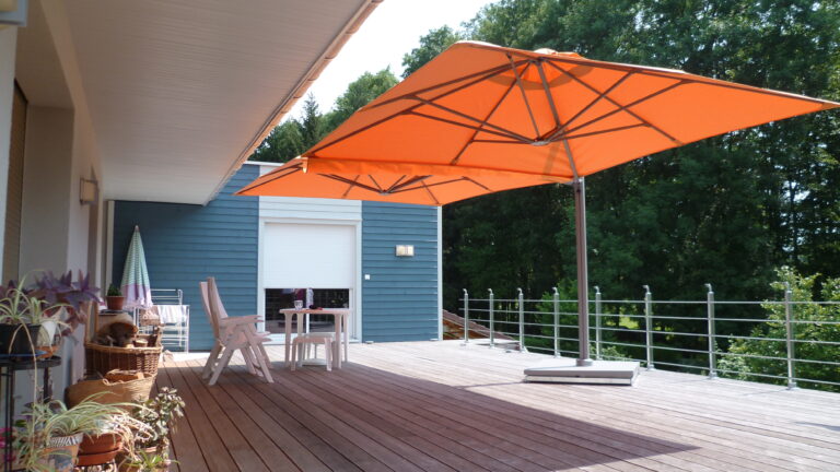 parasol sur terasse